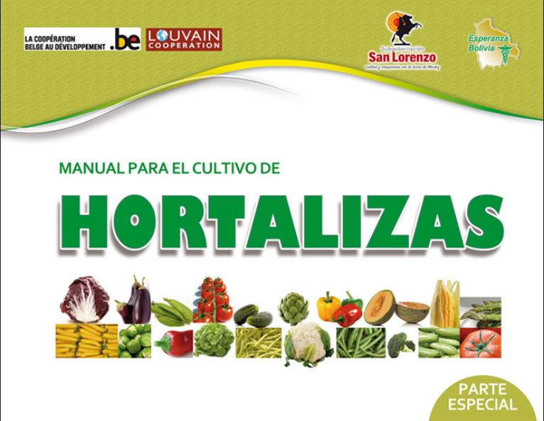 Portada de MANUAL PARA EL CULTIVO DE HORTALIZAS